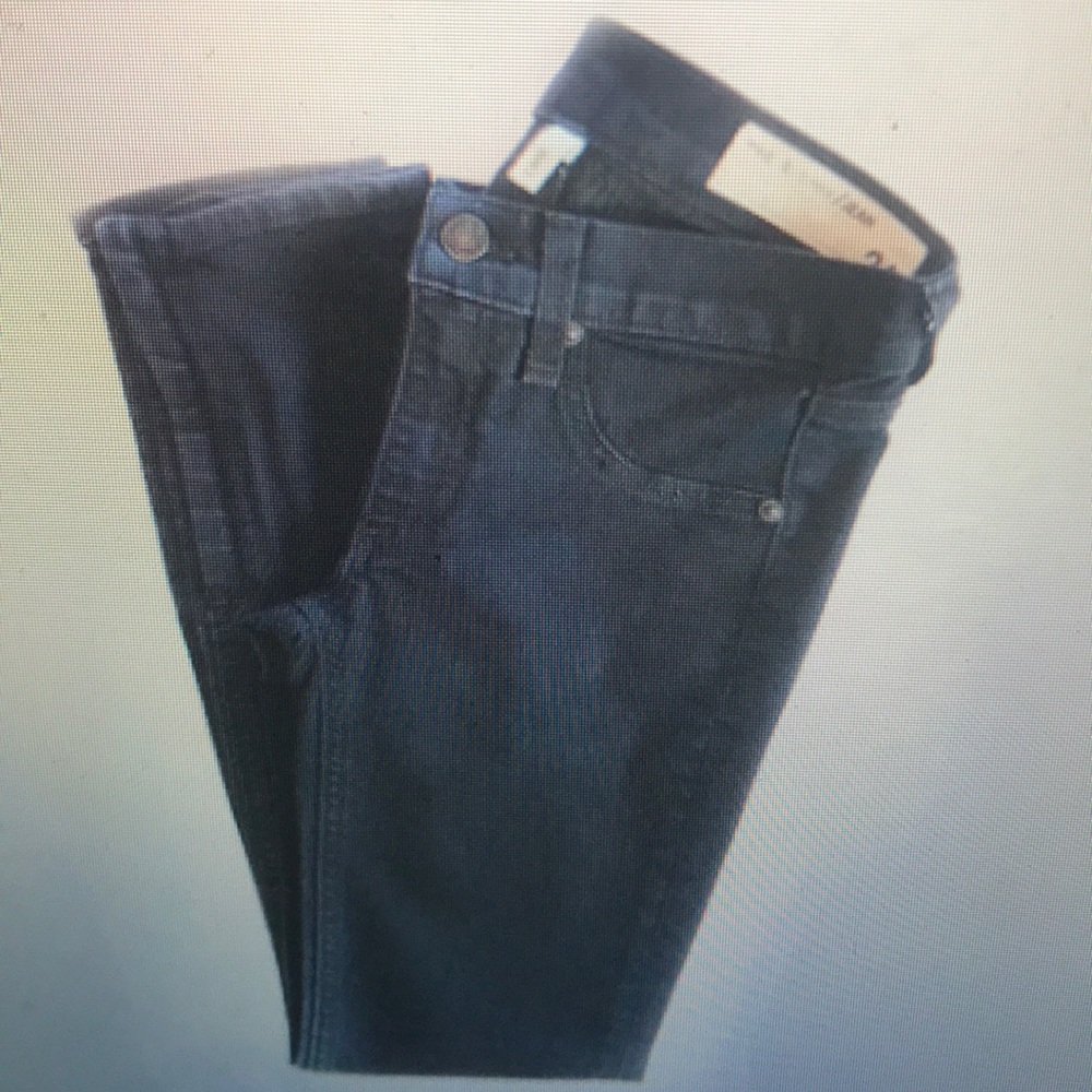 RAG & BONE Stretch Capri Midnight Black Jeans 24